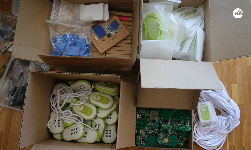 Electronic Tour Guide, components for Athens, Greece, ready for assembly